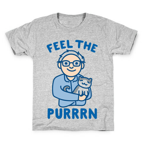 Feel The Purrrn Parody Kids T-Shirt