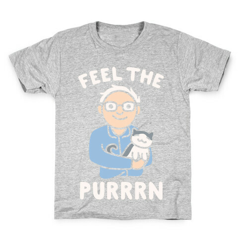 Feel The Purrrn Parody Kids T-Shirt