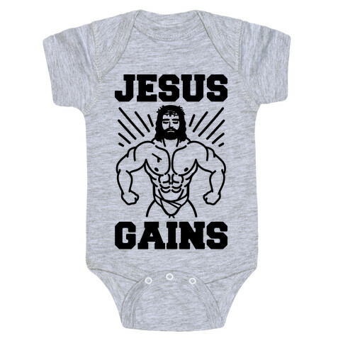 Jesus Gains Baby One-Piece