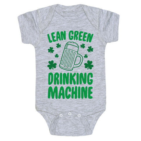 Lean Green Drinking Machine Baby One-Piece