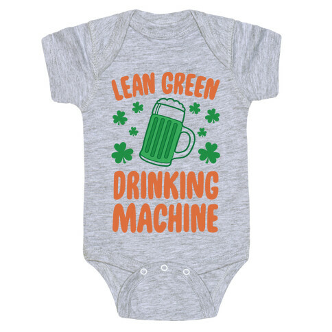 Lean Green Drinking Machine Baby One-Piece
