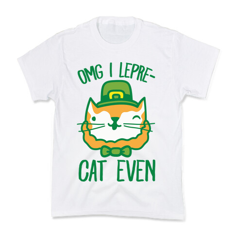 OMG I Lepre-Cat Even Kids T-Shirt