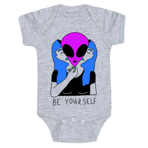 Be Yourself Alien Baby One-Piece