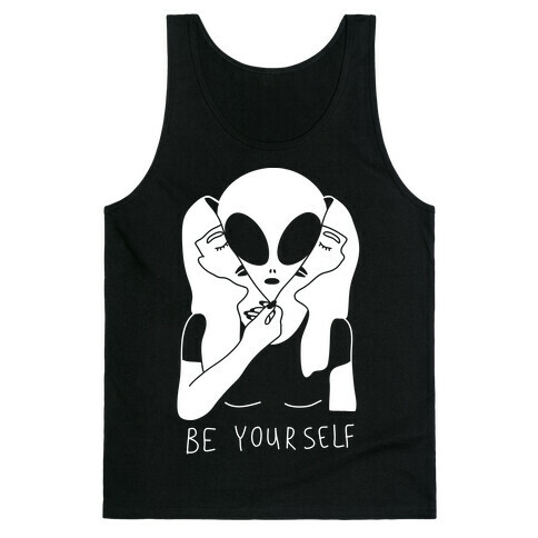 Be Yourself Alien Tank Top