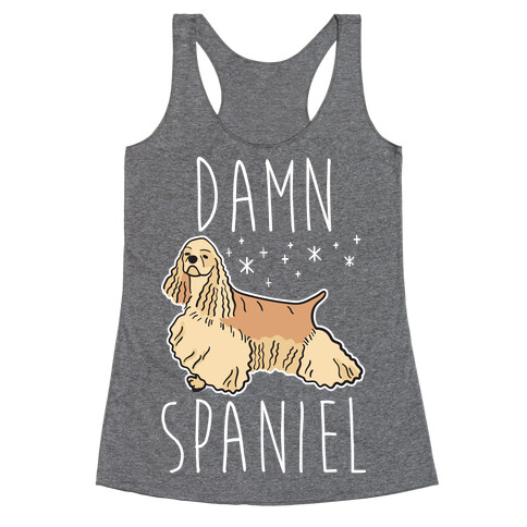 Damn Spaniel Racerback Tank Top