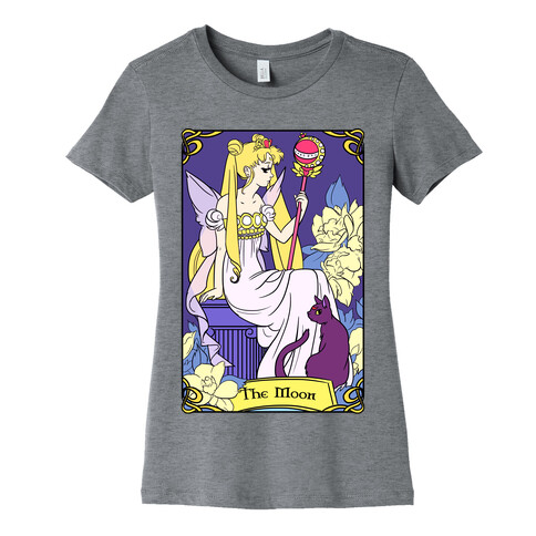 The Moon Tarot Womens T-Shirt