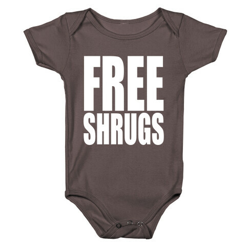 Free Shrugs Baby One-Piece
