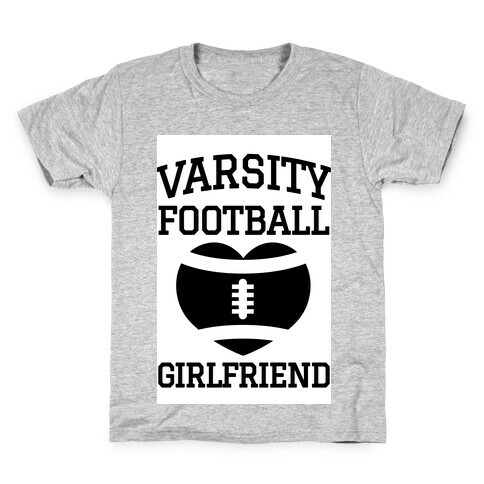 Varsity Football Girlfriend  Kids T-Shirt