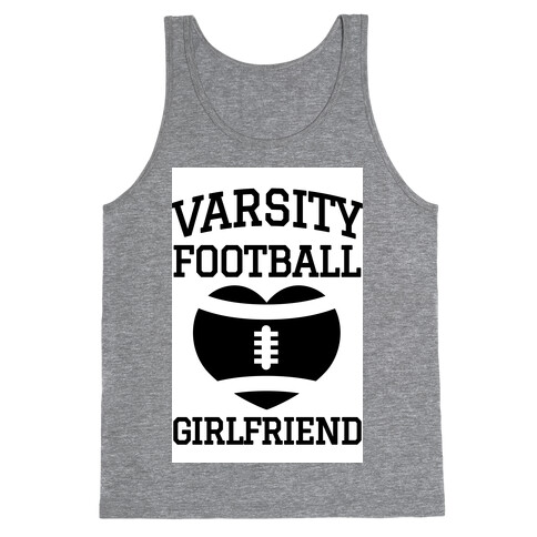 Varsity Football Girlfriend  Tank Top