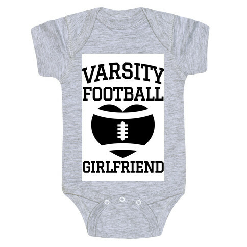 Varsity Football Girlfriend  Baby One-Piece