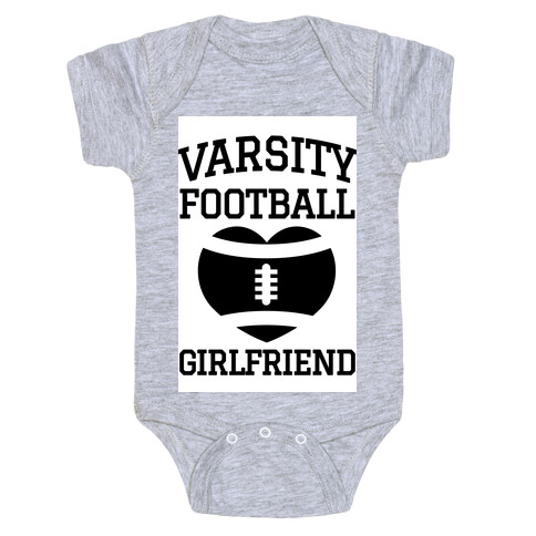 Varsity Football Girlfriend  Baby One-Piece