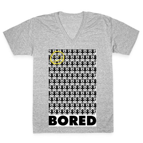 Sherlock Bored V-Neck Tee Shirt