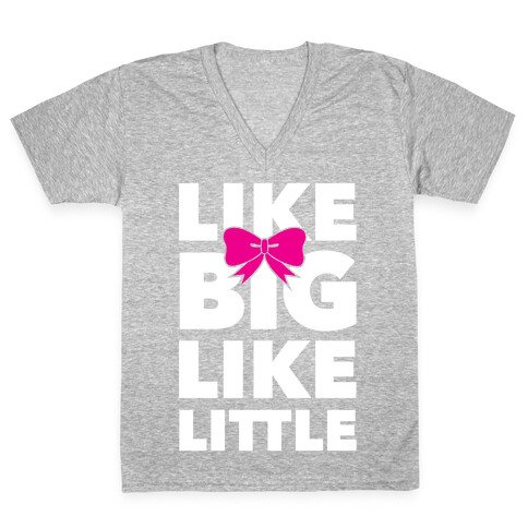 Like Big Like Little V-Neck Tee Shirt