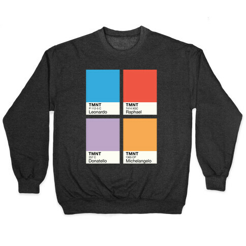 Ninja Color Swatch Parody Pullover