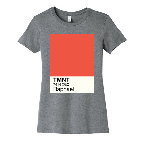 Raphael Color Swatch Parody Womens T-Shirt