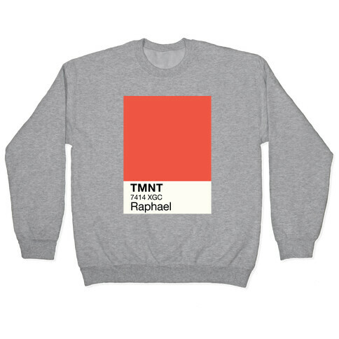 Raphael Color Swatch Parody Pullover