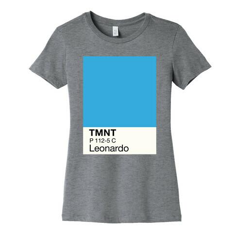 Leonardo Color Swatch Parody Womens T-Shirt