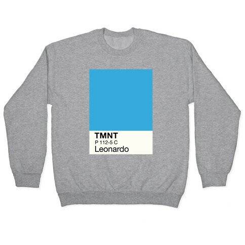 Leonardo Color Swatch Parody Pullover