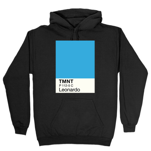 Leonardo Color Swatch Parody Hooded Sweatshirt