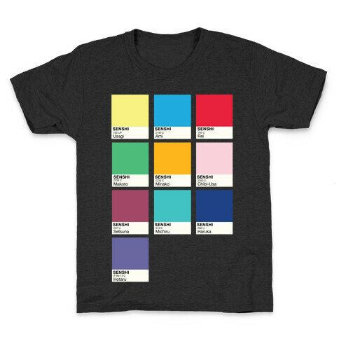 Magical Girl Color Swatch Parody Kids T-Shirt