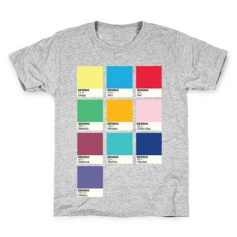 Magical Girl Color Swatch Parody Kids T-Shirt