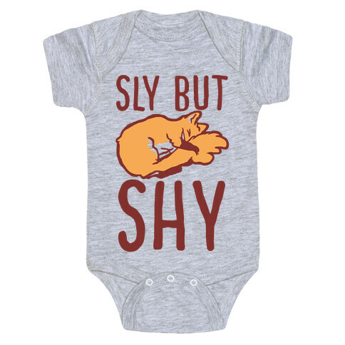 Sly But Shy  Baby One-Piece