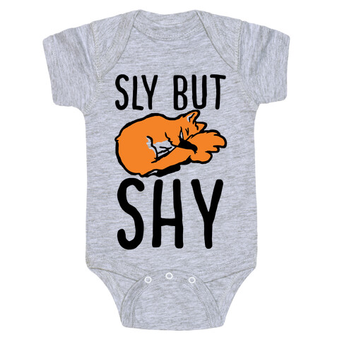 Sly But Shy  Baby One-Piece