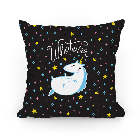 Whatever Unicorn Pillow