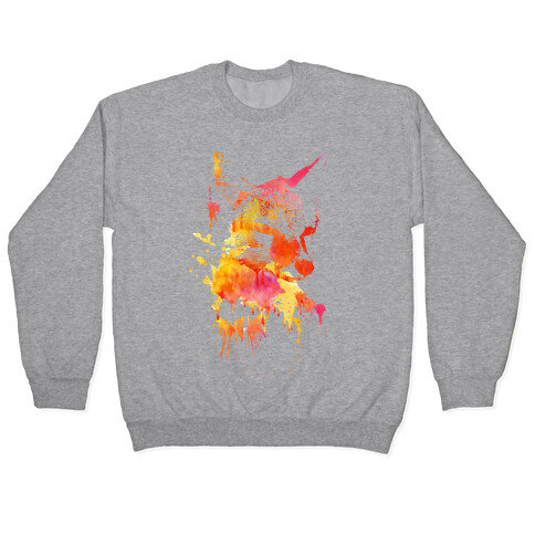 Watercolor Fox Pullover