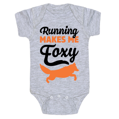 Running Makes Me Foxy Baby One-Piece