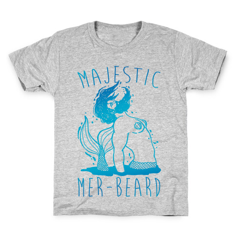 Majestic Mer-Beard Kids T-Shirt