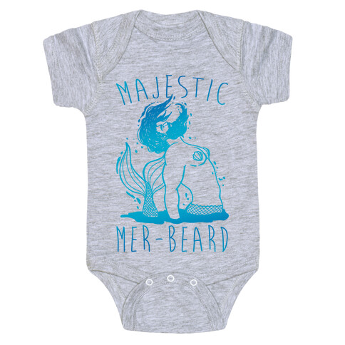 Majestic Mer-Beard Baby One-Piece