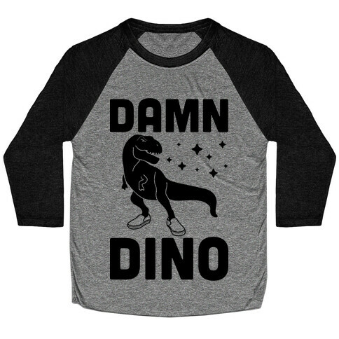 Damn Dino Baseball Tee