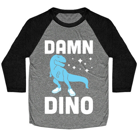 Damn Dino Baseball Tee