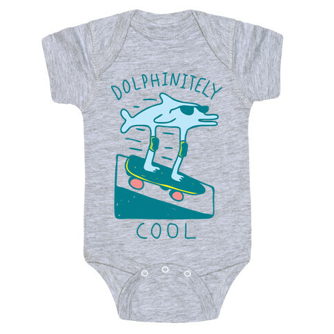 Dolphin-itely Cool Baby One-Piece