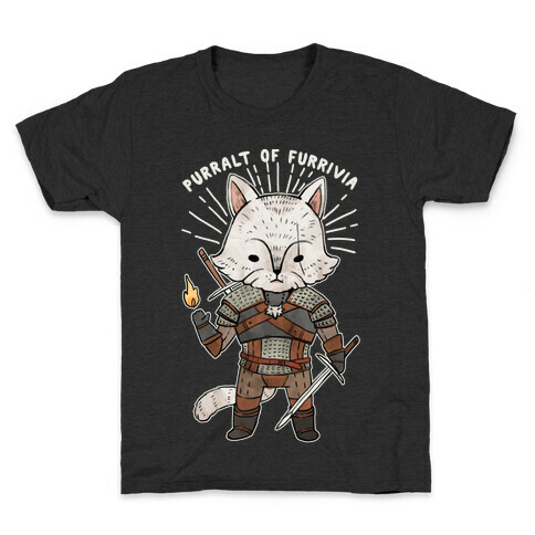 The Whisker Purralt Of Furrivia Cat Parody Kids T-Shirt
