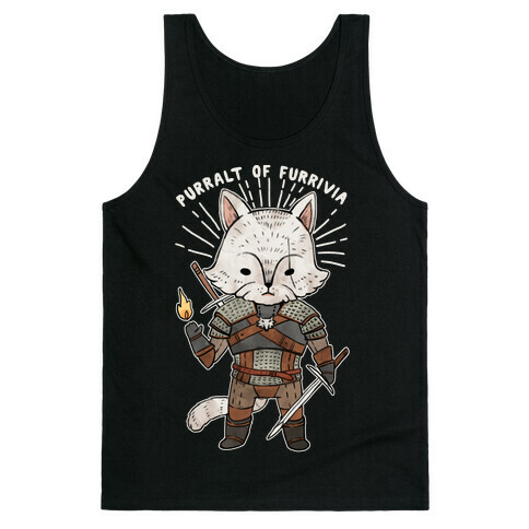 The Whisker Purralt Of Furrivia Cat Parody Tank Top