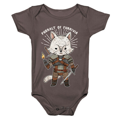 The Whisker Purralt Of Furrivia Cat Parody Baby One-Piece
