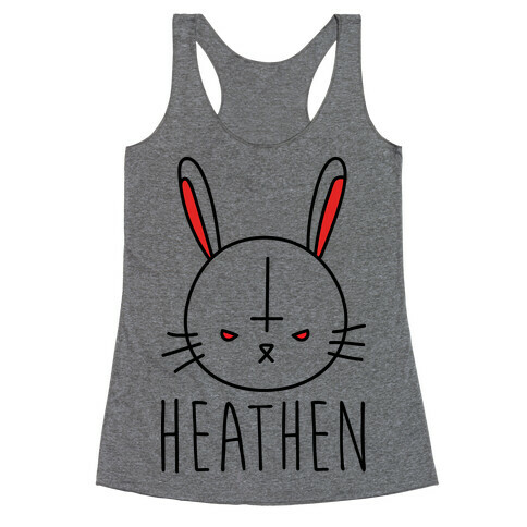 Heathen Easter Bunny Racerback Tank Top