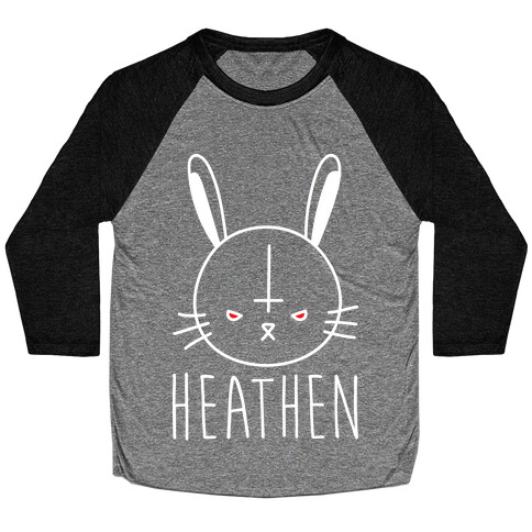 Heathen Easter Bunny Baseball Tee