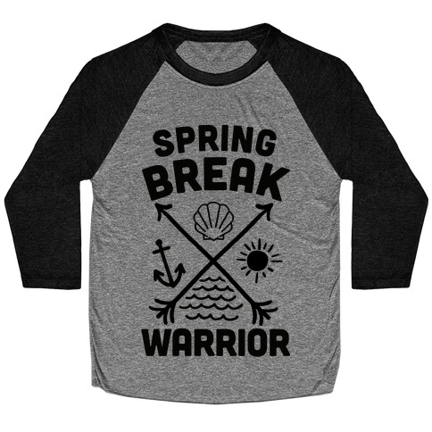 Spring Break Warrior Baseball Tee