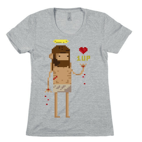 Pixel Jesus Womens T-Shirt