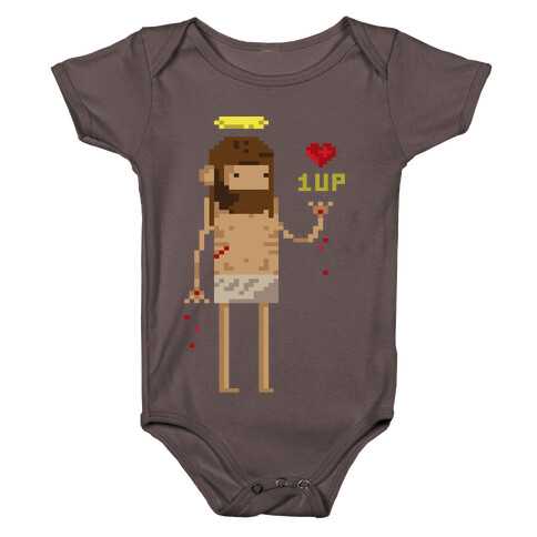 Pixel Jesus Baby One-Piece