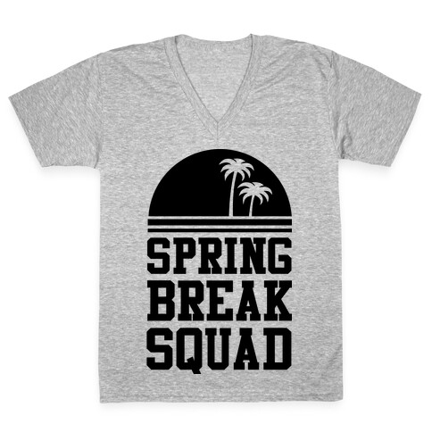 Spring Break Squad V-Neck Tee Shirt