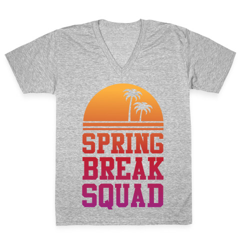 Spring Break Squad V-Neck Tee Shirt