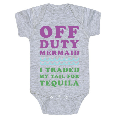 Off Duty Mermaid Baby One-Piece