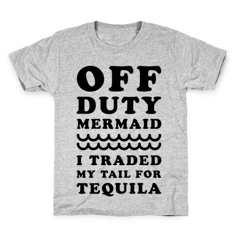 Off Duty Mermaid Kids T-Shirt