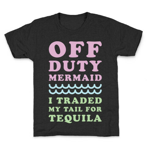 Off Duty Mermaid Kids T-Shirt