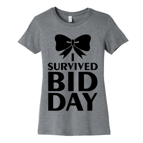 I Survived Bid Day Womens T-Shirt