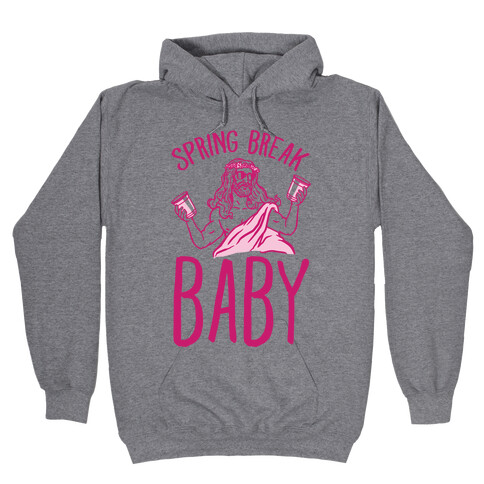 Spring Break Baby Hooded Sweatshirt